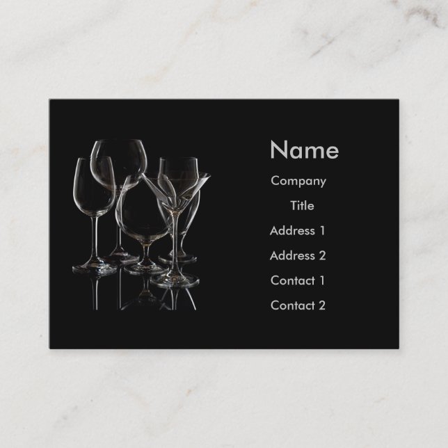 Carte De Visite Verrerie (Devant)