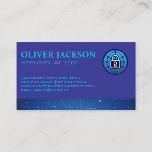 Carte De Visite Verrou de sécurité   Matériel informatique Logicie