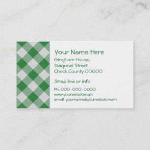 Carte de visite vert de guingan