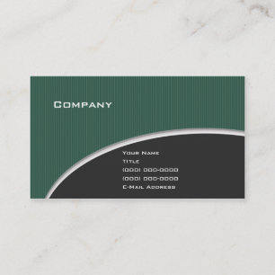 Carte De Visite Vert élégant V.2