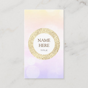 Carte de visite vertical de la série Gold à la m