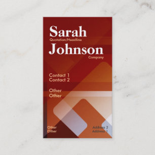 Carte de visite vertical Office Abstrait