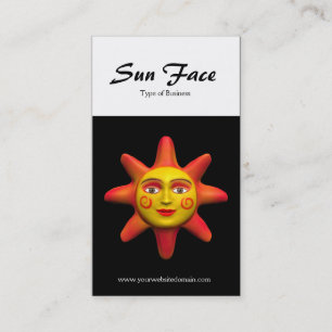 Carte De Visite Verticale à deux tons (face solaire)