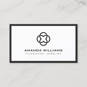 Carte De Visite Vestiaire moderne Logo Boutique de luxe Classic