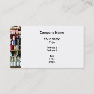 Carte De Visite Vêtements dans le magasin général