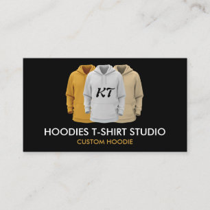 Carte De Visite Vêtements Vêtement Sweat-shirt Capuche Monogramme