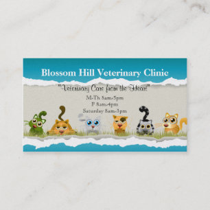 Carte de visite vétérinaire