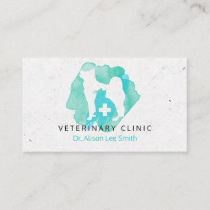 Carte De Visite Vétérinaire de la clinique vétérinaire 