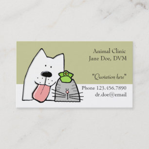 Carte De Visite Vétérinaire, Pet Care Pro, Personnaliser