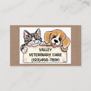 Carte De Visite Vétérinaire vétérinaire Animal animal animal de co