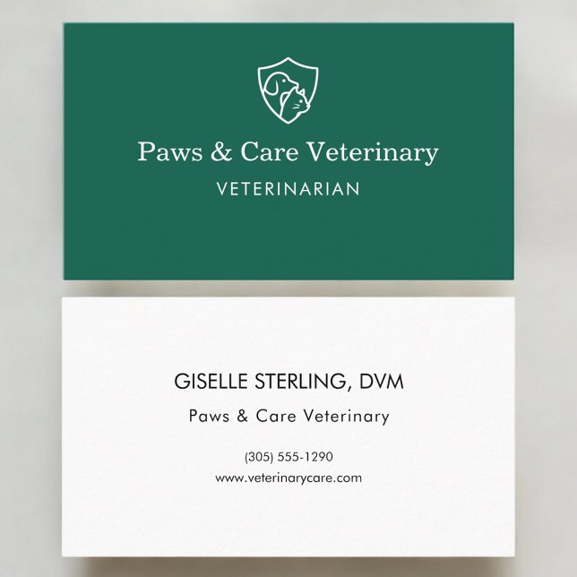 Carte De Visite Veterinarian (Créateur téléchargé)