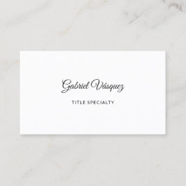 Carte De Visite Vibe élégant minimaliste