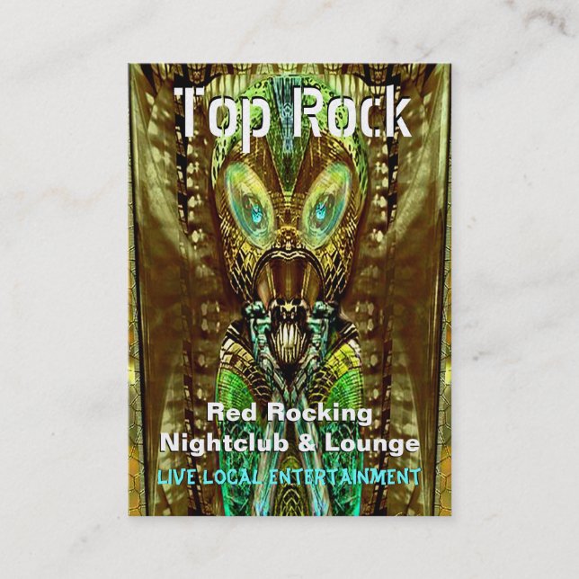 Carte De Visite Vibe étranger paranormal (Devant)