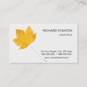 Carte De Visite Vibes d'automne
