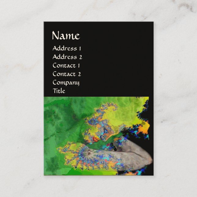 CARTE DE VISITE VIBRATIONS DE MATIÈRE (Devant)