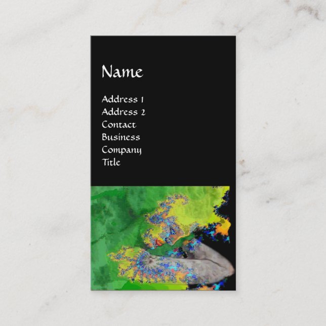 CARTE DE VISITE VIBRATIONS DE MATIÈRE (Devant)