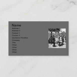 Carte de visite victorien