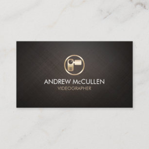 Carte De Visite Vidéographe Icône caméra vidéo