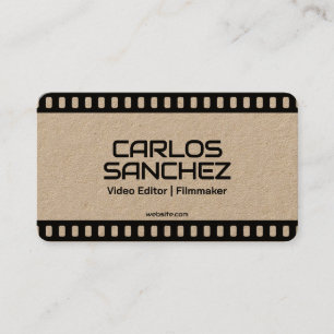 Carte De Visite 📽️ Vidéographe réalisateur personnalisé QR