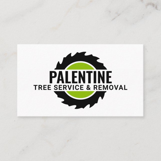 Carte De Visite Vie circulaire de broyage de souche (Devant)