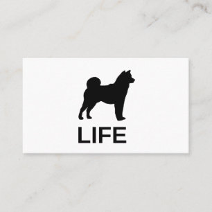 Carte De Visite vie inu shiba