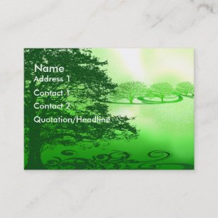 Carte De Visite Vie verte
