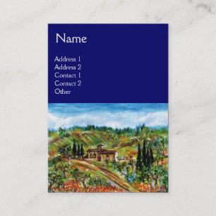 CARTE DE VISITE VIEILLE FERME EN TOSCANE