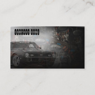 Carte De Visite vieille voiture classique de muscle rétro