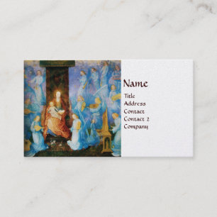 CARTE DE VISITE VIERGE AVEC ENFANT - CONCERT DE PNEIGE ANGELS