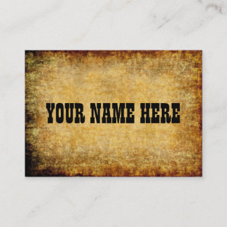Carte De Visite Vieux ~ de parchemin