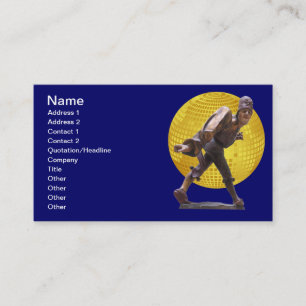 Carte De Visite Vieux personnage de plaisanterie