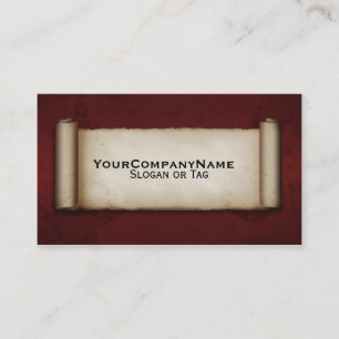 Carte De Visite Vieux rouleau