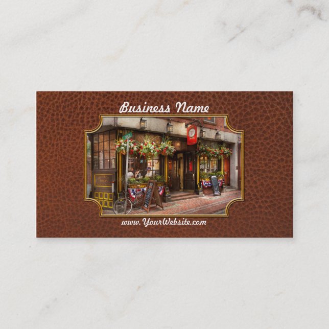 Carte De Visite Ville - Boston MA - The Green Dragon Tavern (Devant)