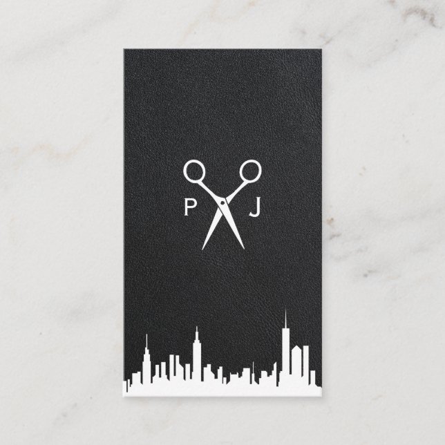 Carte De Visite Ville | Coiffeuse | Barre (Devant)