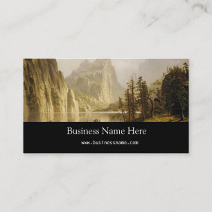 Carte De Visite Ville de la bière Albert Merced River Yosemite Val