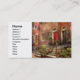 Carte De Visite Ville - PA Philadelphie - La belle Philadelphie