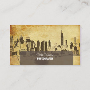 Carte De Visite Ville Scape, New York, cru de PixDezines