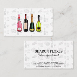 Carte De Visite Vin Champagne   Vignoble
