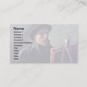 Carte De Visite Vincent Van Gogh - Autoportrait Dark Felt Casquett