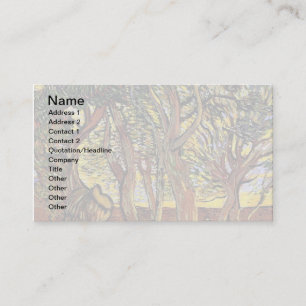 Carte De Visite Vincent Van Gogh - Le Jardin de l'Hôpital Saint-Pa