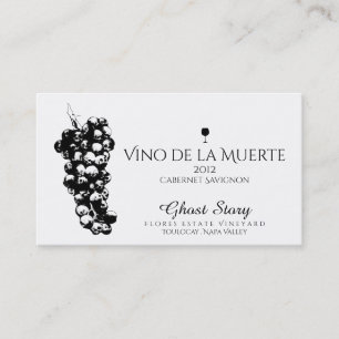 Carte De Visite vino de la muerte
