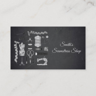 Carte De Visite Vintage Blackboard Sestress