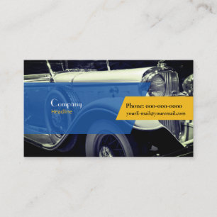 Carte de visite Vintage Car
