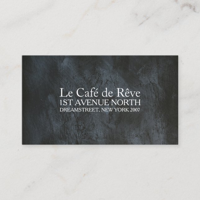 Carte de visite vintage Contemporain (Devant)