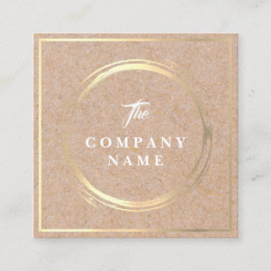 Carte de visite vintage de carré de Social IMPRIMÉ