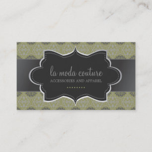 Carte de visite vintage de concepteur