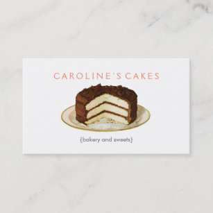 Cartes De Visite Gateau Personnalisees Zazzle Ch