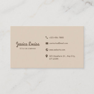Carte De Visite Vintage et bois