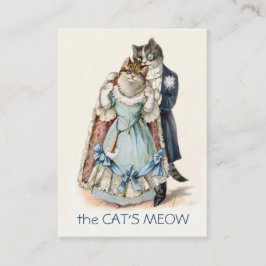 Carte de visite vintage personnalisable - couple