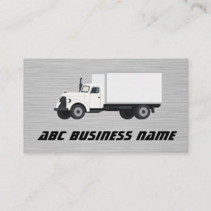 Carte De Visite Vintage Truck Moving Company